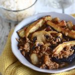 Braised Eggplan, Mushroom, and Pork | SpoonfulOfButter.com