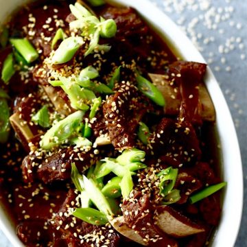 Korean Beef Stew (Galbi Jjim) | SpoonfulOfButter.com