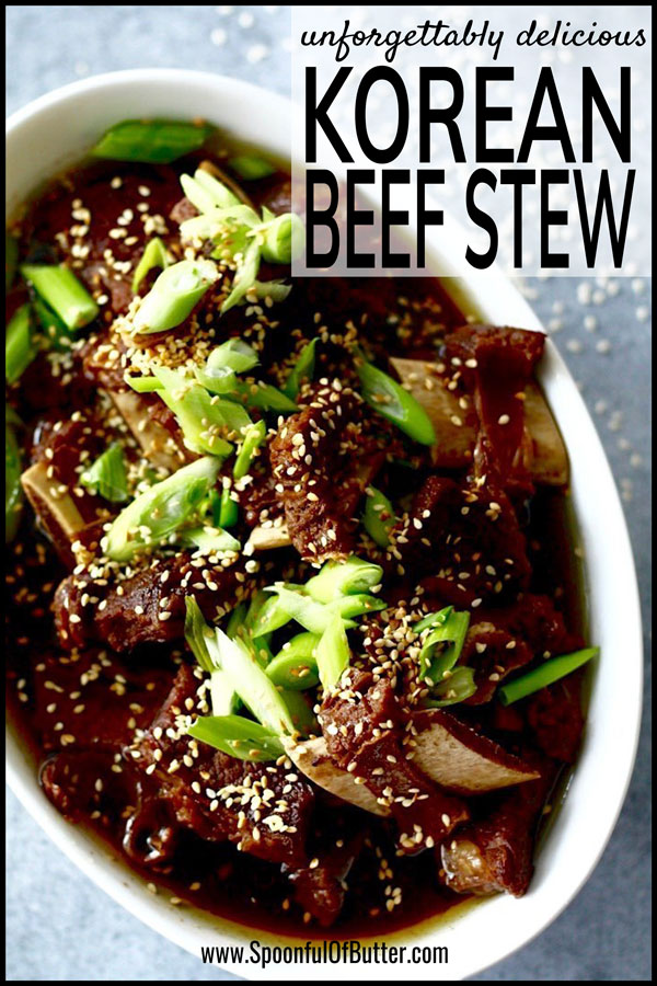 Korean Beef Stew | www.SpoonfulOfButter.com