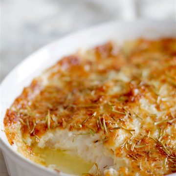 Parmesan Crusted White Fish | SpoonfulOfButter.com