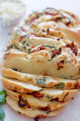 pane bianco with tomatoes, basil, garlic and cheese | SpoonfulOfButter.com