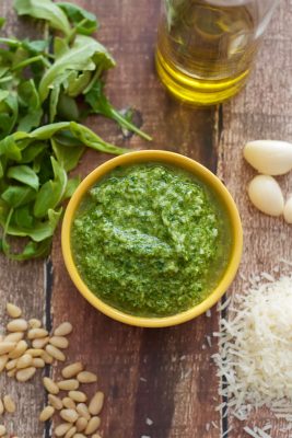 How to make Arugula Pesto | SpoonfulOfButter.com