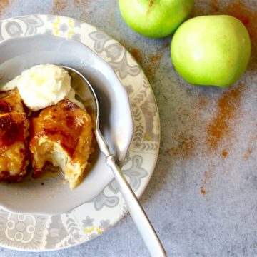 Easy Apple Dumplings | SpoonfulOfButter.com