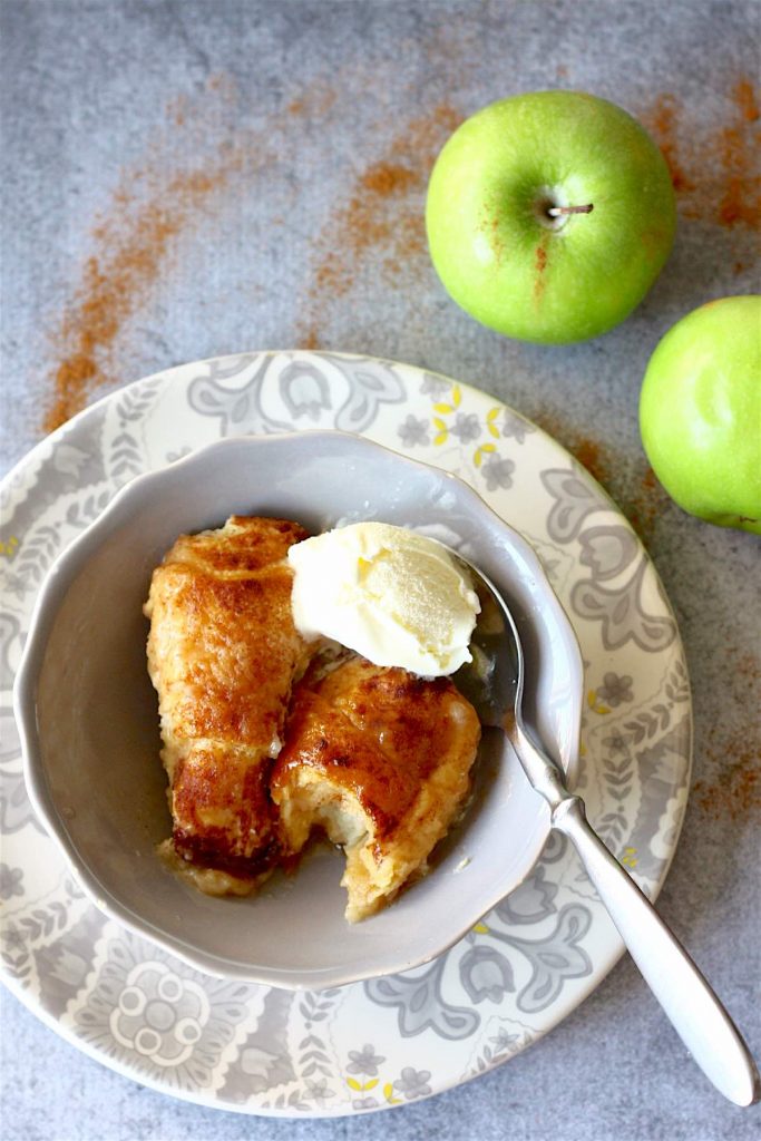 Easy Apple Dumplings | SpoonfulOfButter.com