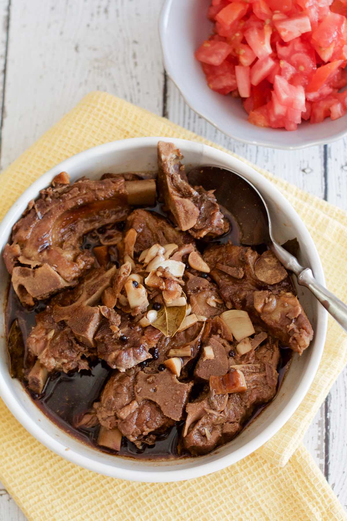 Filipino Pork Ribs Adobo | SpoonfulOfButter.com