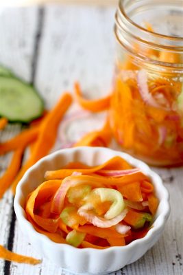 Quick Pickled Vegetables - Vietnamese Style | SpoonfulOfButter.com