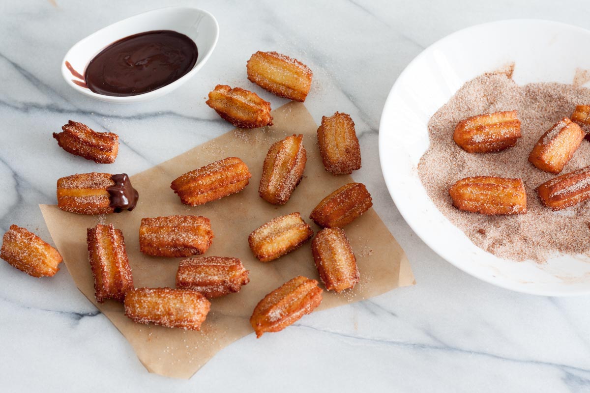 Cinnamon Churro Bites | www.SpoonfulOfButter.com