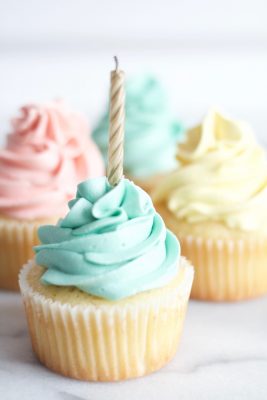 Vanilla Birthday Cupcakes | www.SpoonfulOfButter.com