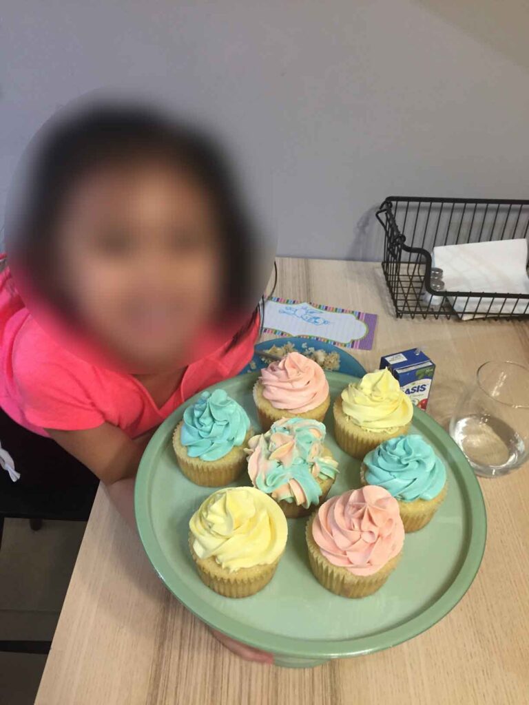 vanilla birthday cupcake photo submission