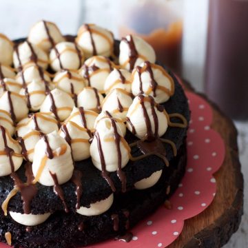 Chocolate Peanut Butter Cake | www.SpoonfulOfButter.com