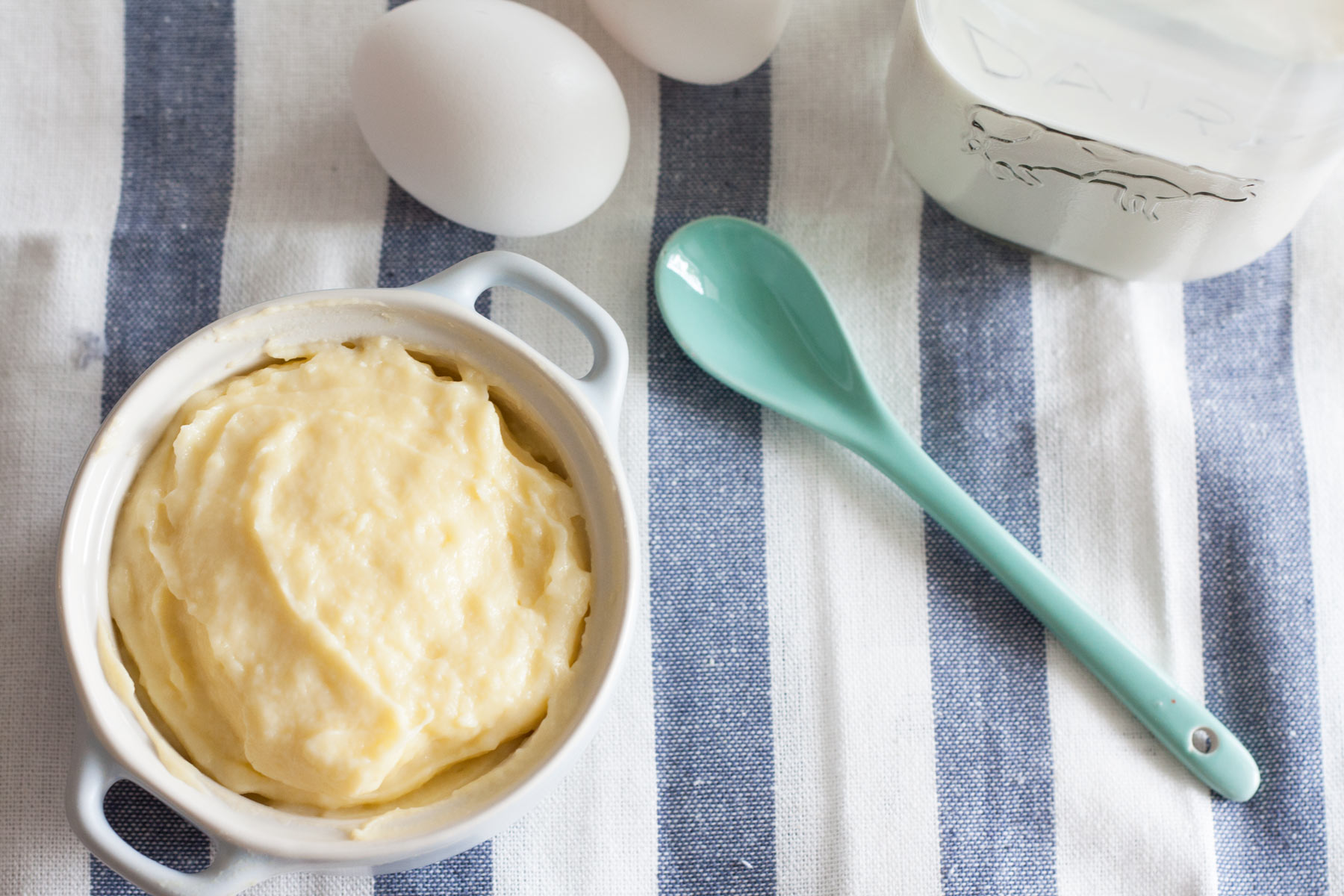 Pastry Cream - though not to be eaten on it's own, this versatile, decadent cream is used to fill eclairs, cream puffs, cakes, mille crepe cakes and other pastries. | www.SpoonfulOfButter.com