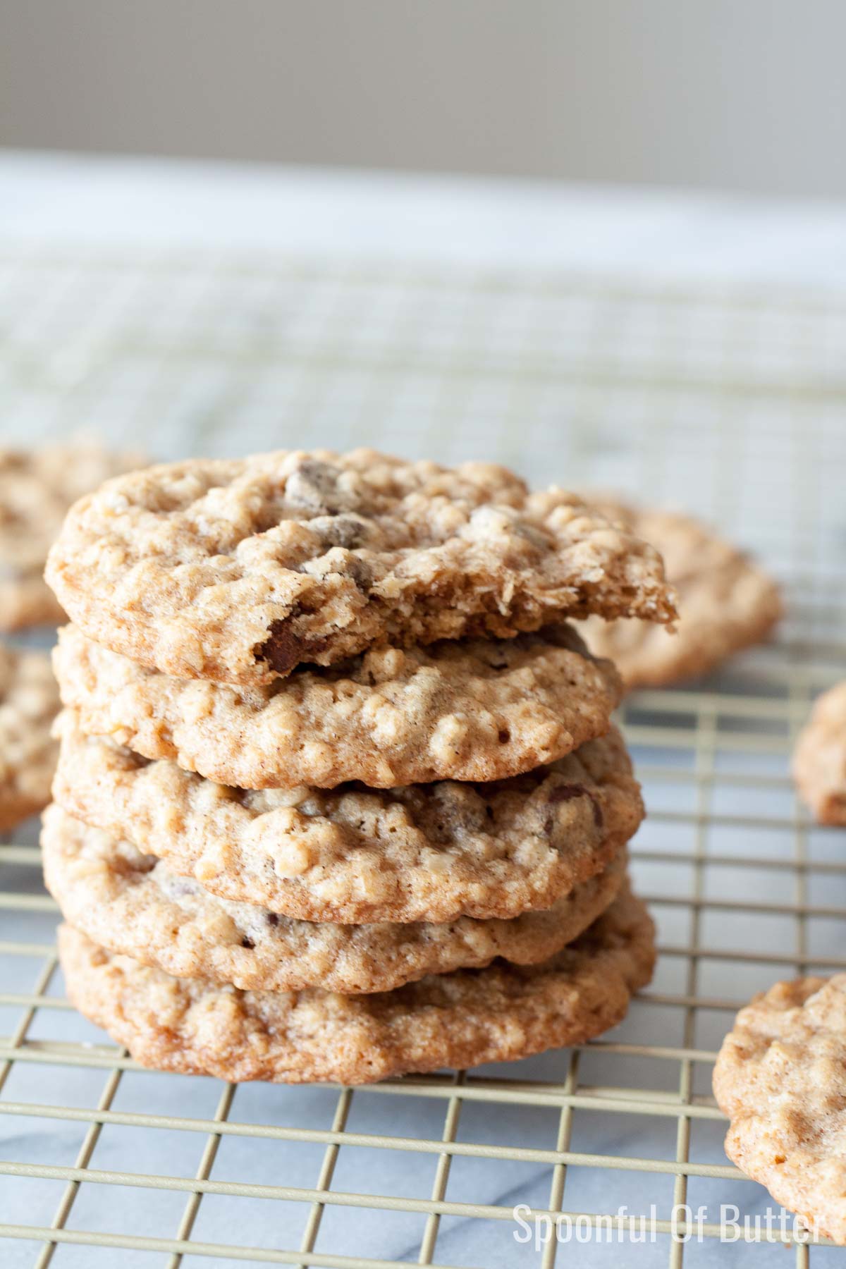 These cookies have a chewy middle and a crispy outside - a perfect compromise!