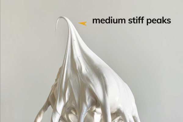 medium peaks meringue