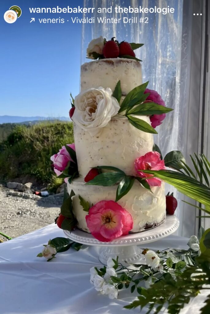 diy wedding cake