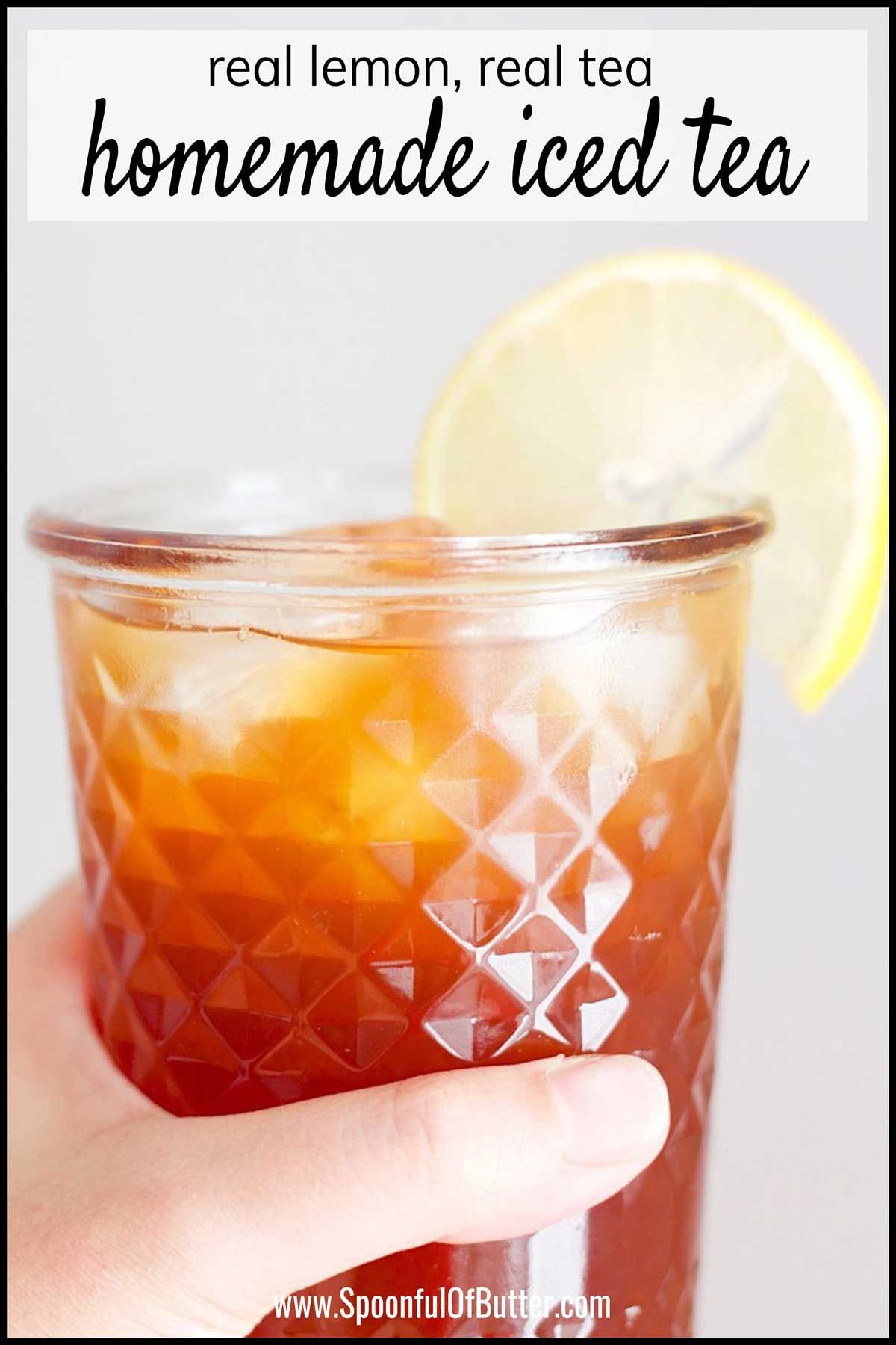 Homemade Lemon Iced Tea The Bakeologie