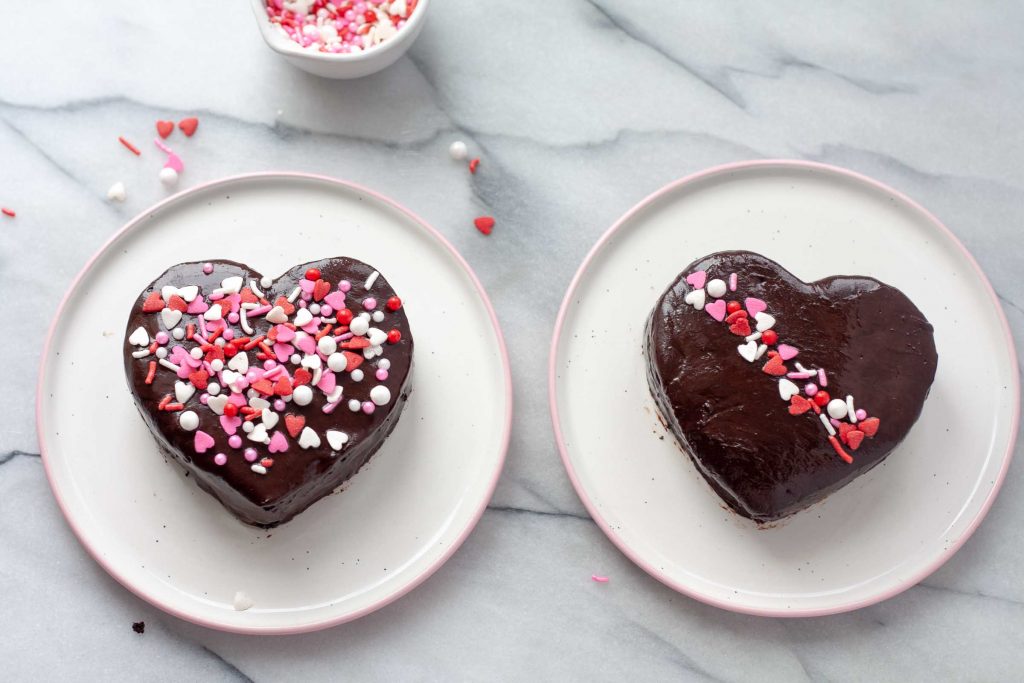 Heart Shape Chocolate Cake - Heart Shape Chocolate Cake