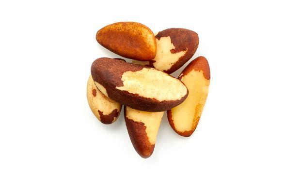 a close-up photo of brazil nuts - a great substitute for macadamia nuts