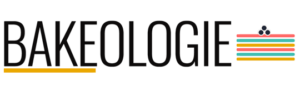 bakeologie logo with cake