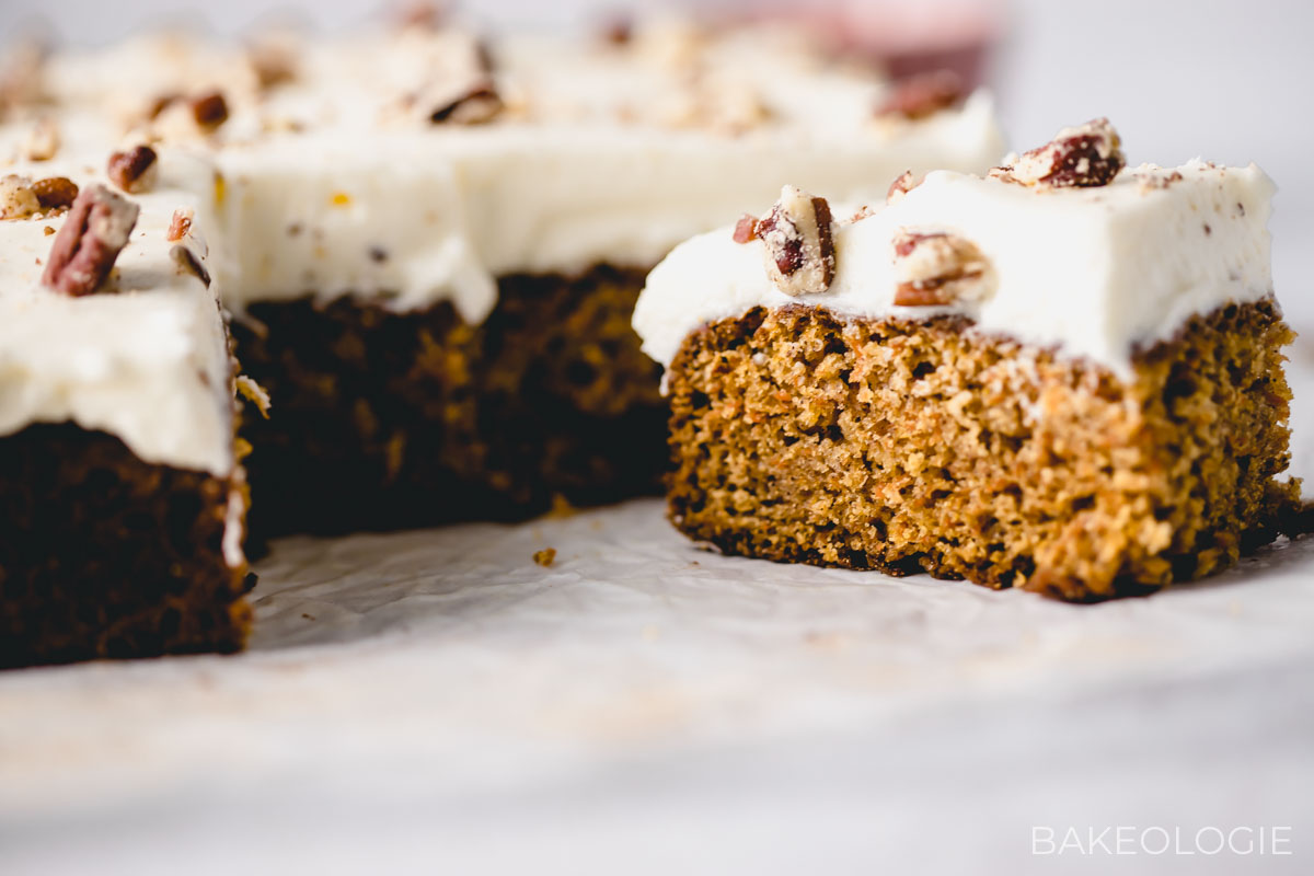 Carrot Snack Cake with Cream Cheese Frosting