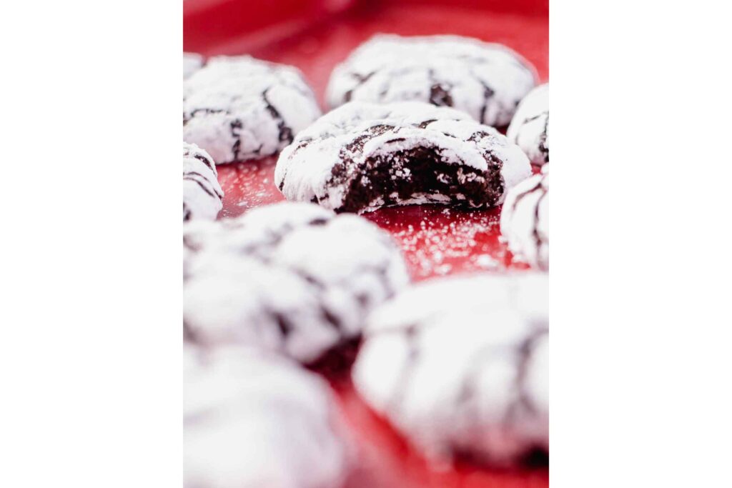 chocolate crinkle cookies