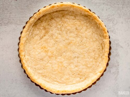 blind-baked shortcrust pastry