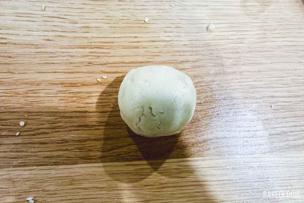 rolled almond croissant cooke dough